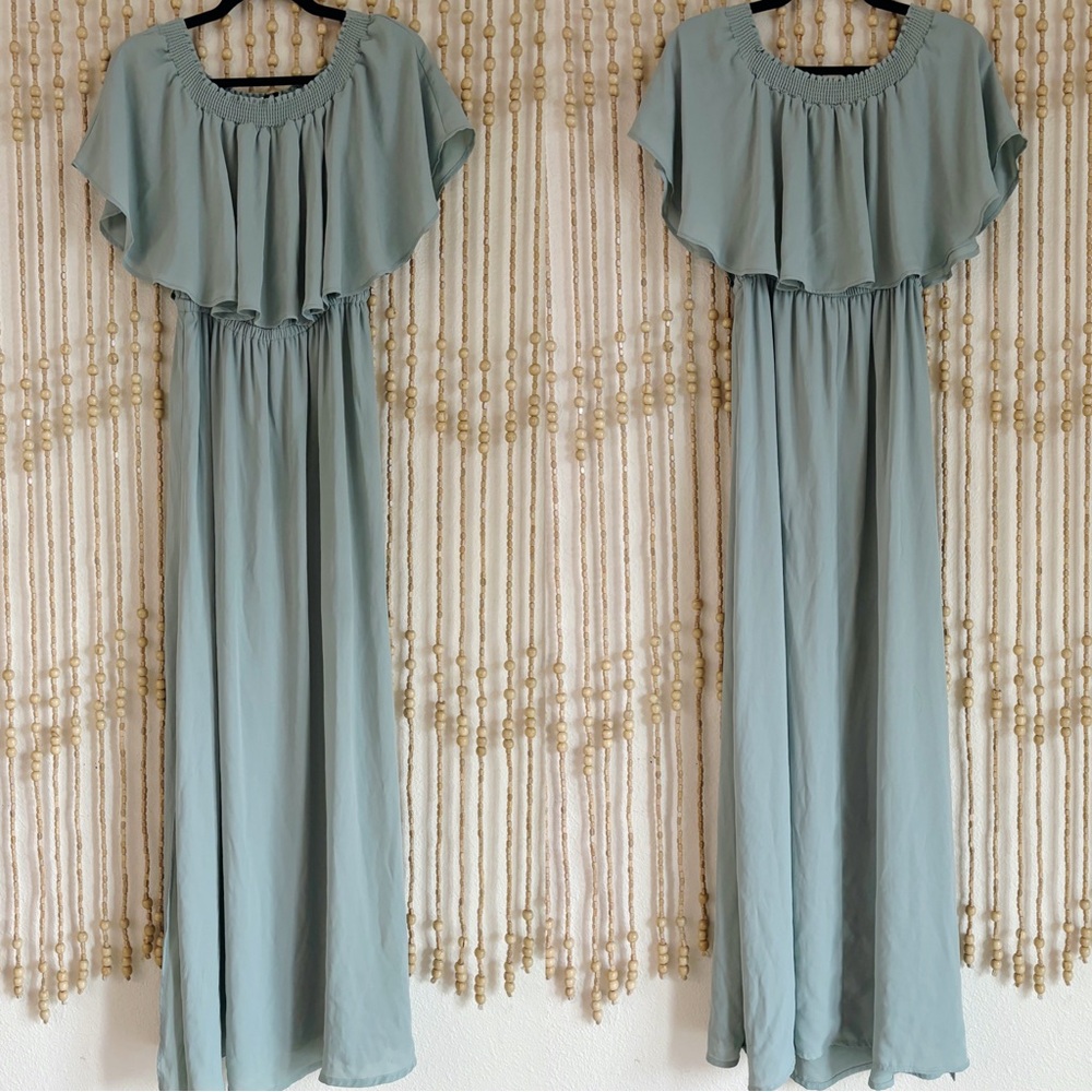 Show Me Your MuMu Sage Green Maxi Dress